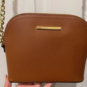 Steve Madden Tan Crossbody Bag with Gold Chain